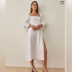 Reformation Gitane Linen Dress - size L (10-12)